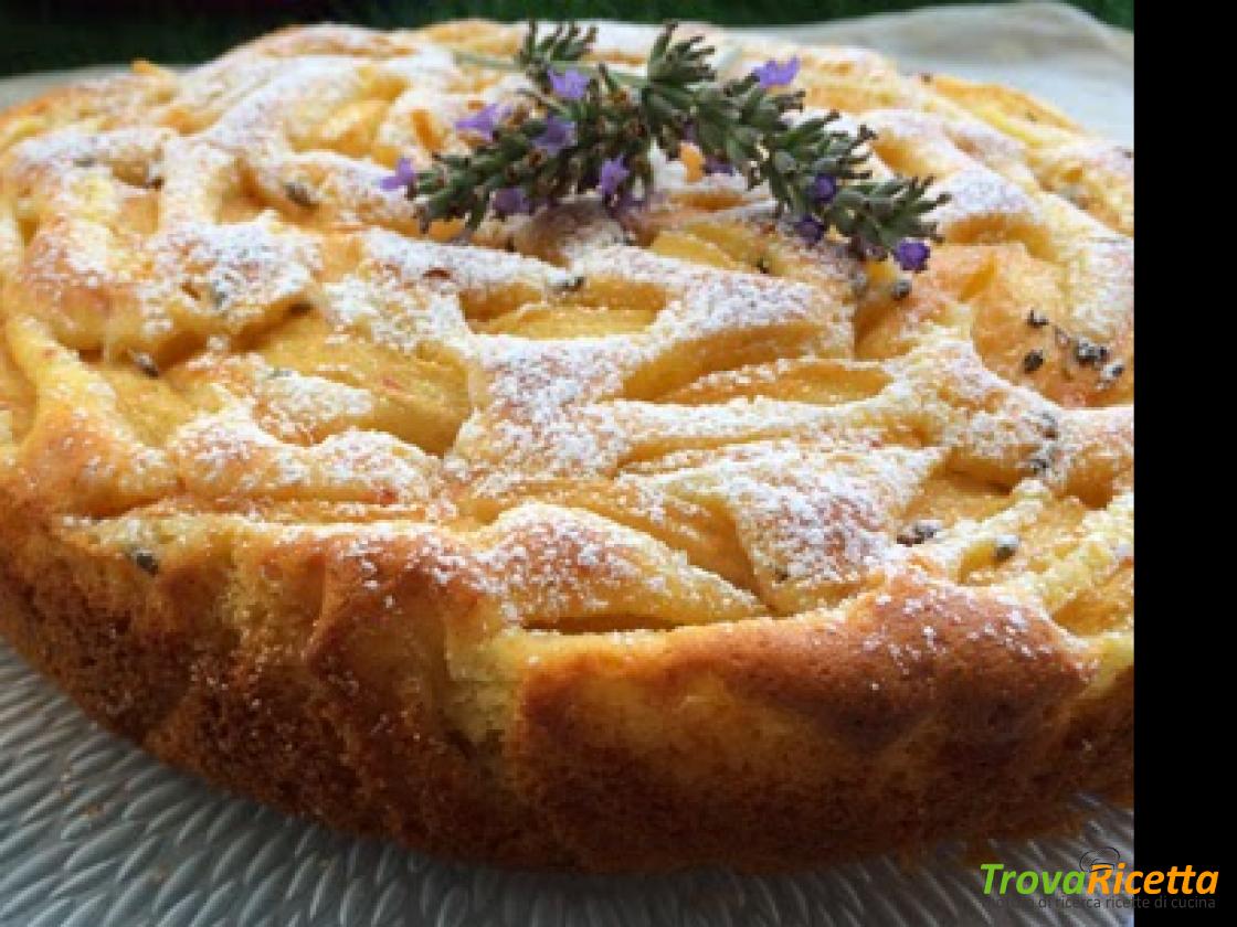 Torta Morbida Alle Pesche Bianche E Lavanda Ricetta Trovaricetta Com