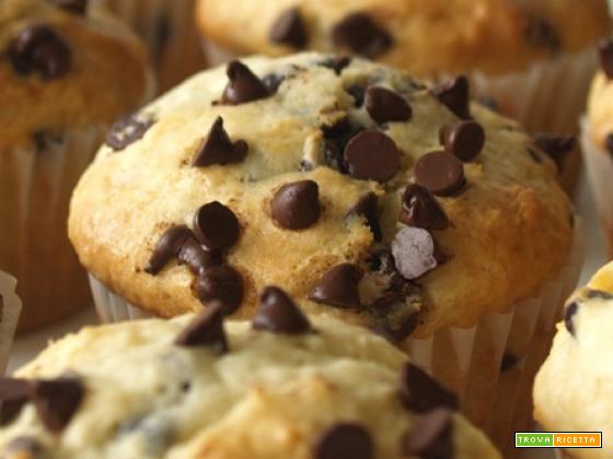 Ricetta muffin con cioccolato