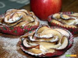 SerenaCucina - Rose di sfoglia con mela e cannella e pera e cioccolato