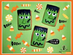 Biscotti di Frankenstein per Halloween!