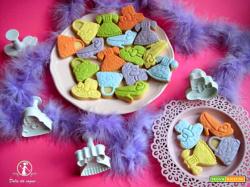 Biscotti decorati moda bimba