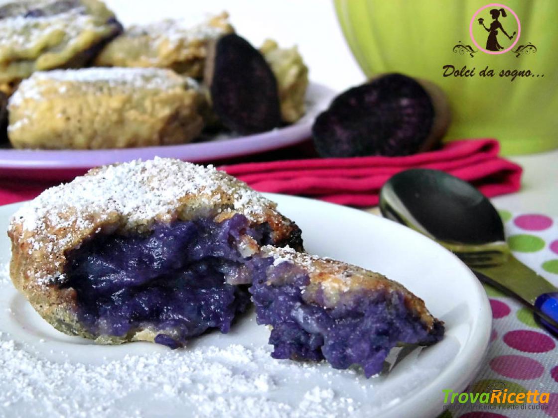 Frittelle Di Patate Viola Ricetta Trovaricetta Com