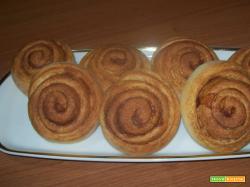 Cinnamon rolls (girelle alla cannella)