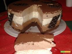 Torta ai tre cioccolati