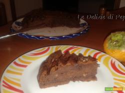 Torta di cachi e cioccolato