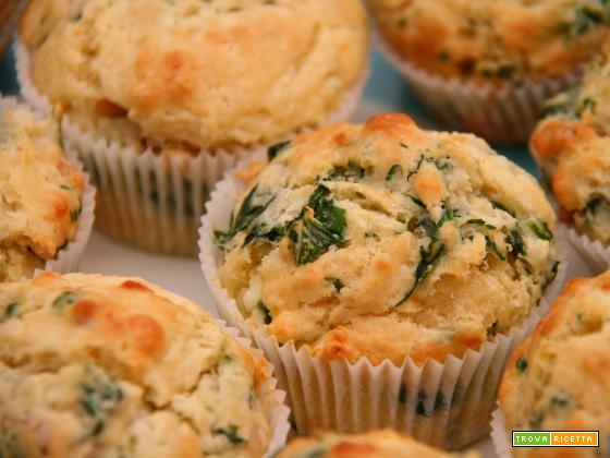 Muffin ricotta e spinaci