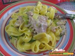 
Tagliatelle zucchine e coniglio