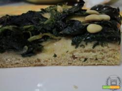 Pizza integrale con le verdure