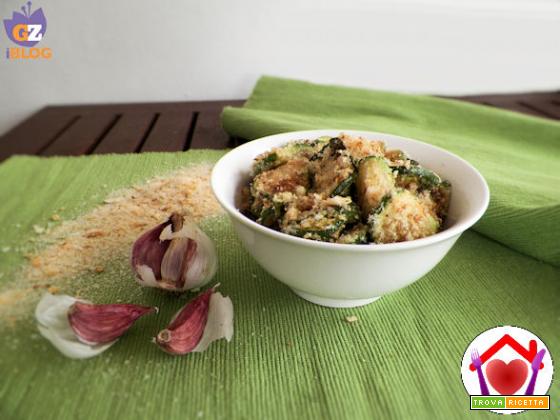 Zucchine gratinate in padella