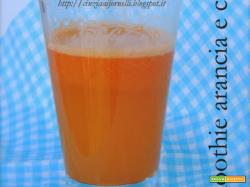 Smoothie arancia e carota