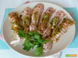 Canocchie gratinate