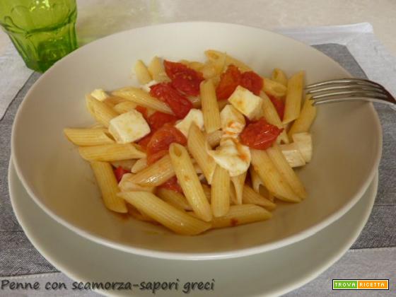 Penne con scamorza