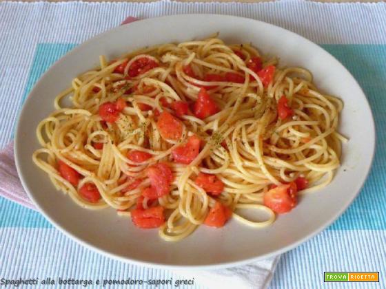 Spaghetti alla bottarga e pomodoro