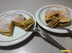 Pancakes dolci con olio extravergine di oliva