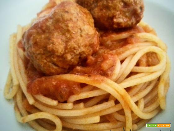 Spaghetti con polpette