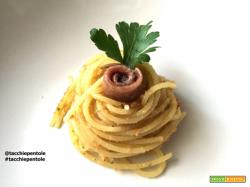 SPAGHETTI ACCIUGHE DEL CANTABRICO E PANGRATTATO