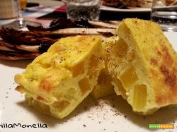 Frittata di sedano allo zafferano e salvia