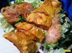 Rotolo farcito con tonno e peperoni
