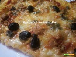 Pizza capperi e olive