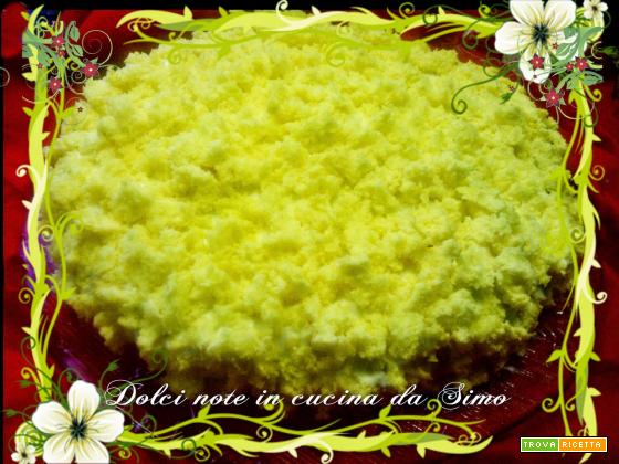 Torta mimosa alla crema chantilly