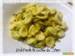 Orecchiette cremose zucchine e caciotta