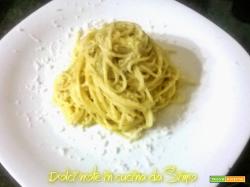 Spaghetti alla carbonara di melanzane