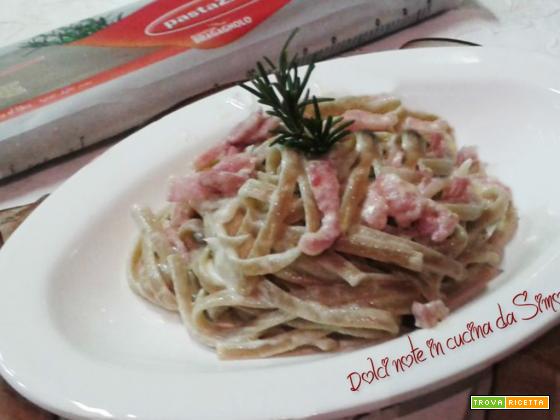 Linguine al rosmarino con pancetta