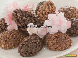 Uova di cioccolato croccanti