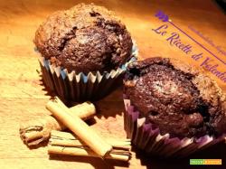 Muffin cacao e mirtilli