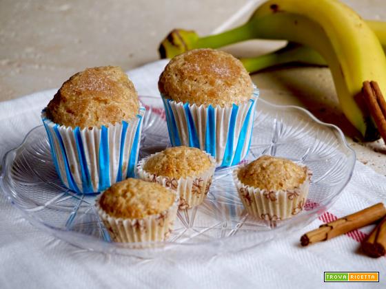 Muffin alle Banane e Cannella