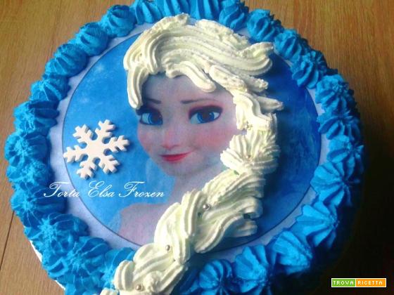 Torta Elsa Frozen