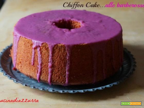 CHIFFON CAKE ALLE BARBEROSSE….UNA FASHION CAKE!