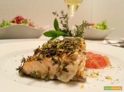 Filetti di salmone alle tre erbe
