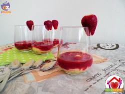 Dessert alle fragole e moscato