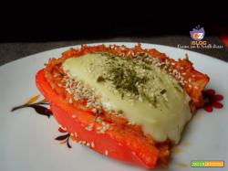 Peperoni ripieni di riso aromatico