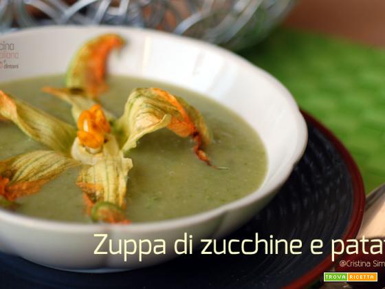 Zuppa di zucchine e patate, ricetta leggera e vegan