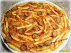PIZZA PATATINE E WURSTEL SENZA GLUTINE