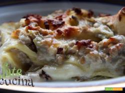 
Lasagne con Salsiccia e Carciofi