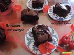 Brownies alle ciliegie