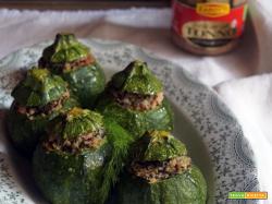 Zucchini tondi ripieni di quinoa e tonno...ovviamente Zarotti!