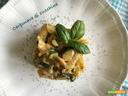 Carbonara alle zucchine…deliziosa!