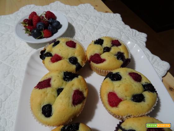 Muffin con frutti di bosco