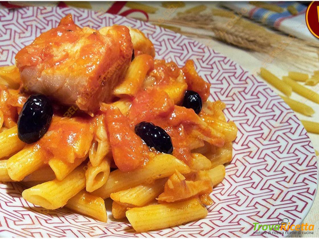 Penne Con Sugo Di Baccala Ricetta Trovaricetta Com