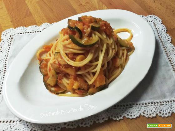 Spaghetti con sugo all’ortolana