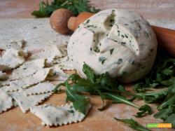 Stracci di pasta fresca con rucola senza uova