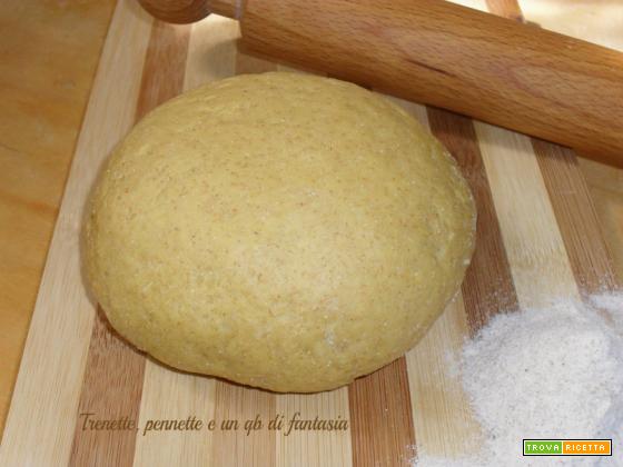 Pasta fresca con farina integrale fatta in casa