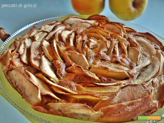 Torta di mele e cannella light-Ricetta sana e genuina