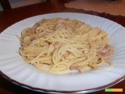 Spaghetti allo zenzero,tonno e limone