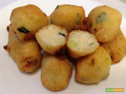 Frittelle di gamberetti e zucchine