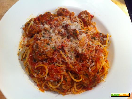Spaghetti con le polpette
